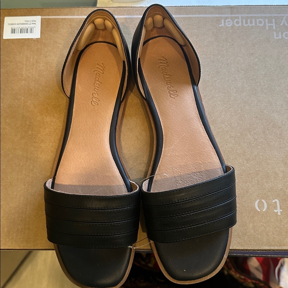 Madewell like new Black Open-Toe Sandals - Picture 3 of 5